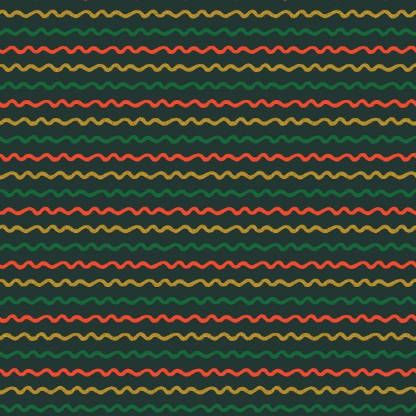 Ribbon Stripe in Evergreen Metallic Hot on Sale