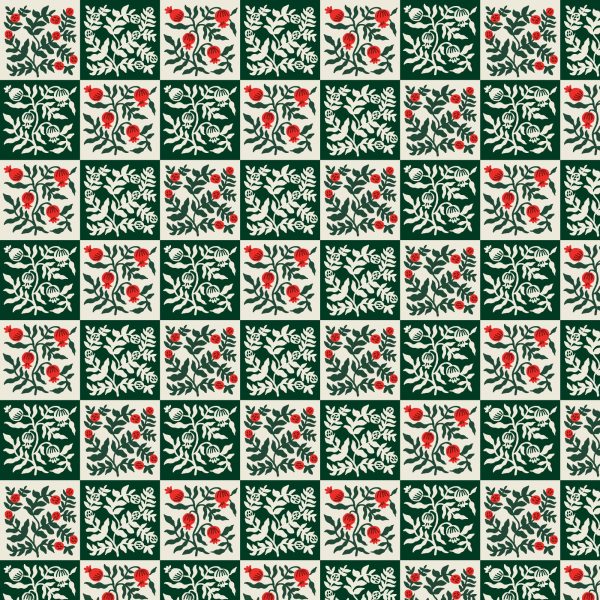 Yuletide Floral in Evergreen For Sale