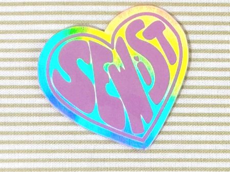 Sewist Holographic Heart Sticker Online Sale