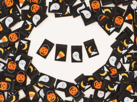 Woven Sew-In Labels - Halloween Icons Multipack (pack of 8) on Sale