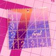 Feral Notions - 4.5  Square Iridescent Quilting Ruler Online