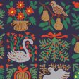 Holiday Tapestry Large in Navy Cheap