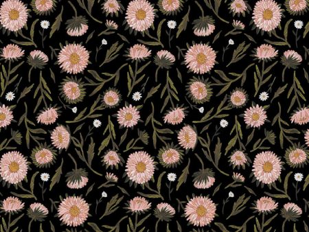 Large Floral in Black Sale