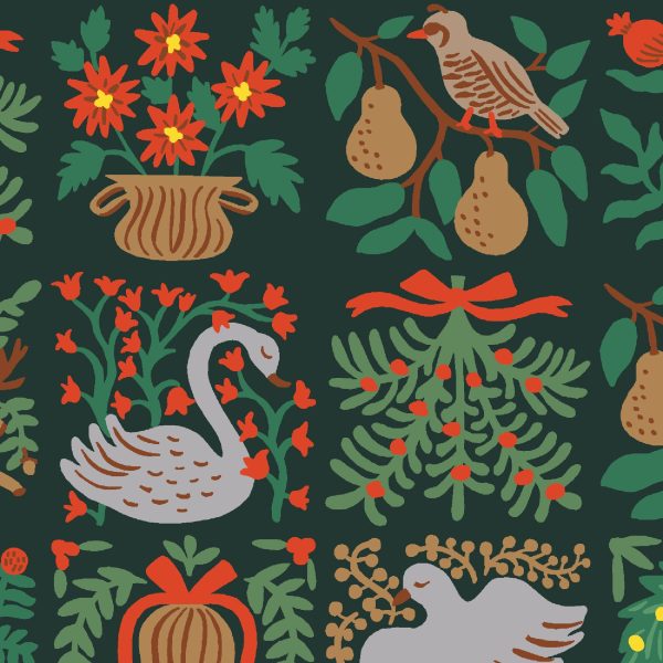 Holiday Tapestry Large in Evergreen Online