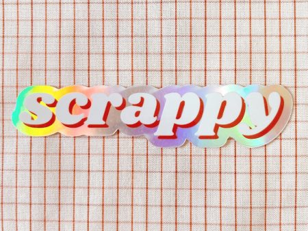 Scrappy Holographic Sticker on Sale