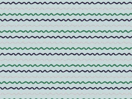 Ribbon Stripe in Mint Metallic For Cheap