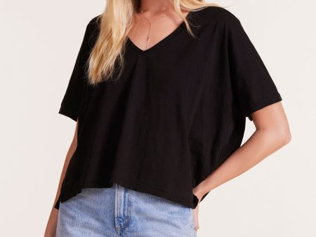 OVERSIZE V-NECK TEE Cheap