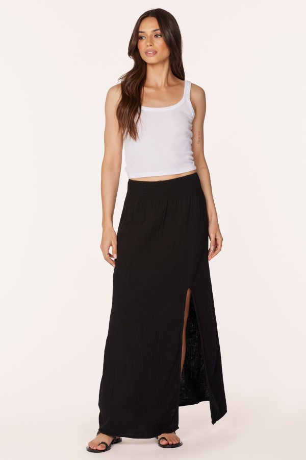 MAXI SKIRT WITH FRONT SLIT For Discount