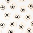 Woven Sew-In Labels - Washable Heart Organic Cotton (pack of 8) on Sale