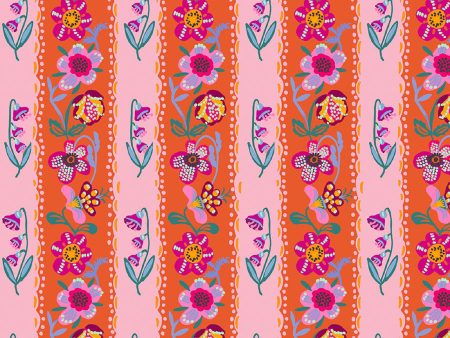 Wallpaper in Tangerine Hot on Sale