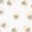 Woven Sew-In Labels - Thanks I Made It Heart Organic Cotton (pack of 8) Online