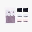 Woven Sew-In Labels - KATM -  Me Made  Metallic (pack of 6) Cheap