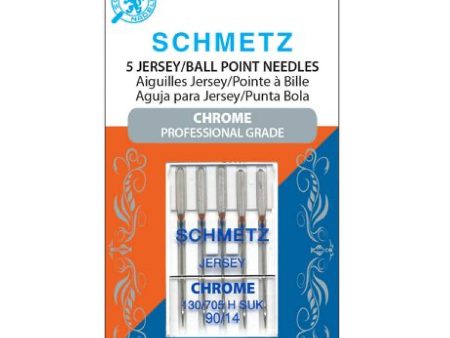 Schmetz - Jersey   Ball Point Chrome Needles (4026) Fashion