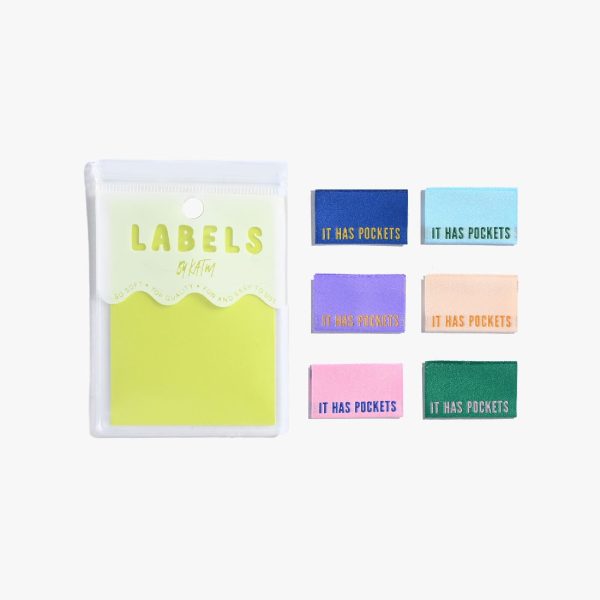 Woven Sew-In Labels - It Has Pockets (pack of 6) For Cheap