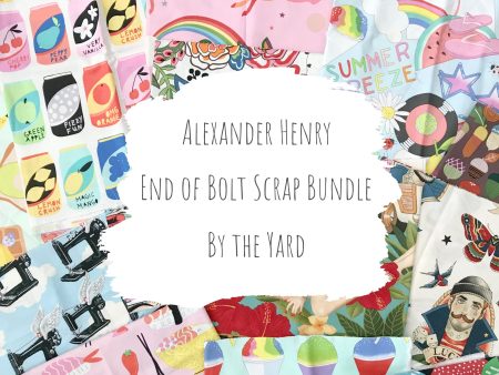 Alexander Henry - Cotton End of Bolt Scrap Bundle (By the Yard) For Discount