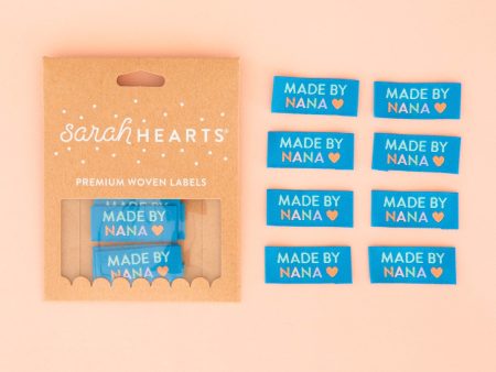 Woven Sew-In Labels - Made by Nana (pack of 8) Sale