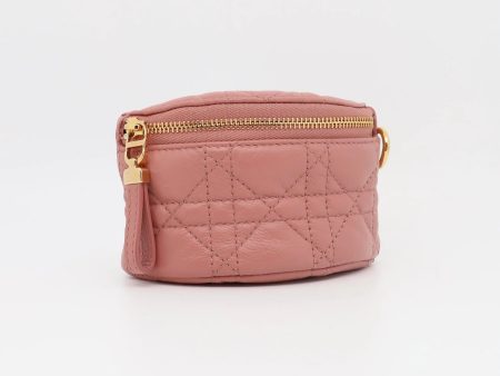 Half Moon-Shaped Pouch in Deep Nude (Pink) Online Sale