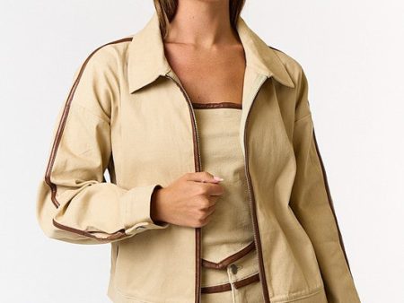 Christi Contrast Jacket Sale