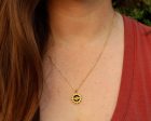 Be Courageous - Gold & Citrine Bee-Inspired Pendant & Necklace For Cheap