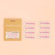 Woven Sew-In Labels - Just Sew Happy (pack of 8) Supply