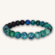 Lapis Chrysocolla Essential Oil Bracelet Cheap