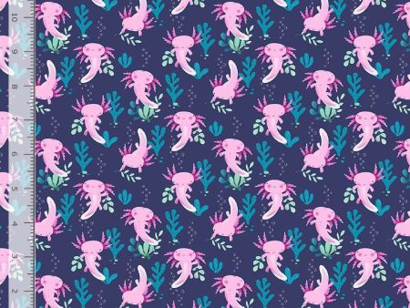 Axolotls in Indigo on Sale