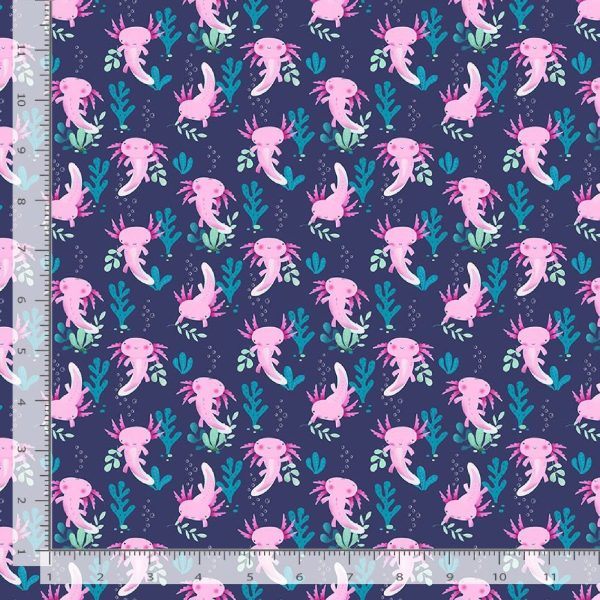 Axolotls in Indigo on Sale