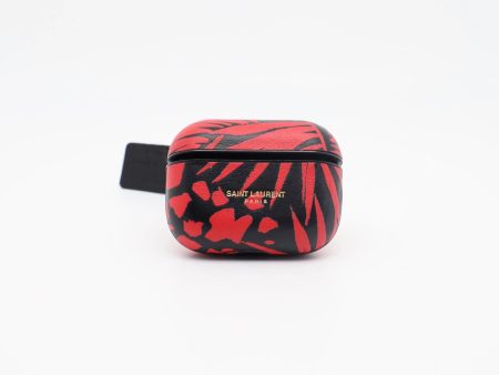 Tropical Print Leather AirPods Case For Sale