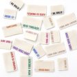 Woven Sew-In Labels - Metallic Multi Pack (mixed pack of 10) Supply