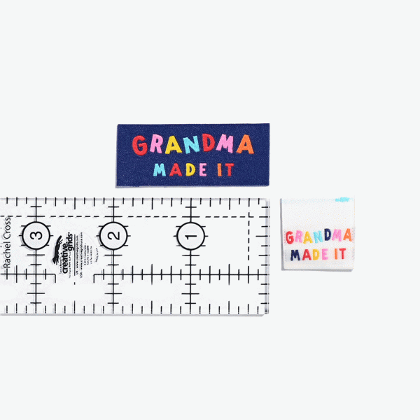 Woven Sew-In Labels - KATM - Grandma Made It   Grandma Loves You! (pack of 6) For Cheap