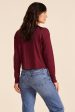 SIDE RIBBED LONG SLEEVE TEE Hot on Sale