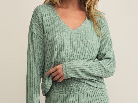 Valentina Rib LS Top Online now