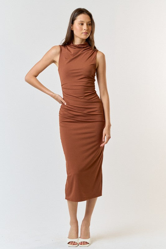 Helen High Neck Dress Hot on Sale