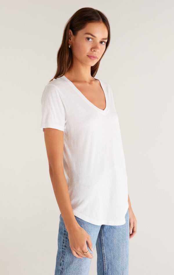 Kasey Modal V-Neck Tee For Sale