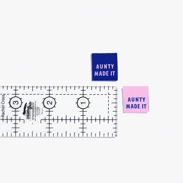 Woven Sew-In Labels - KATM - Aunty Made It (pack of 6) Hot on Sale