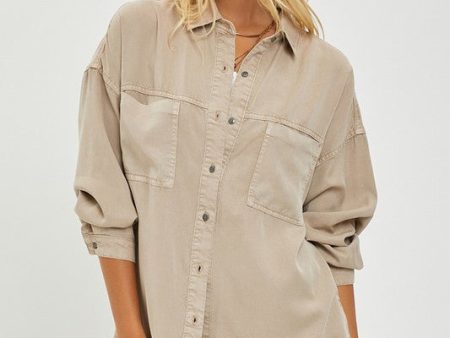 Anais Over Sized Button Up Cheap