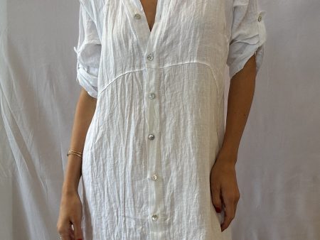 Flounder Linen Dress For Sale