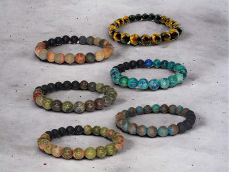 Essential Oil Bracelet 3-Pack (Mix & Match) Online Hot Sale