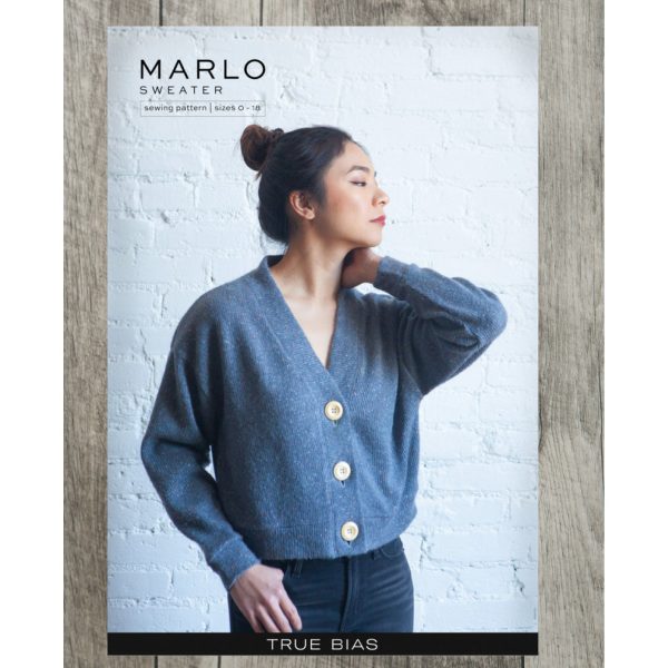 True Bias Marlo Sweater Pattern (paper) on Sale