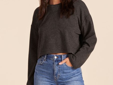 DROP SHOULDER PULLOVER TOP on Sale