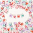 Woven Sew-In Labels - Valentine s Day Candy Heart Multipack (pack of 8) Fashion