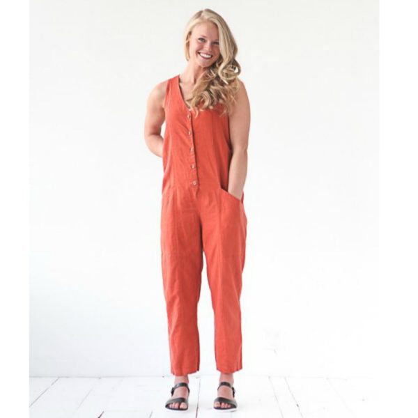 True Bias Rory Jumpsuit Pattern (printed paper) Online Sale