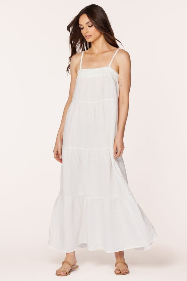 TIERED CAMI MAXI DRESS Hot on Sale