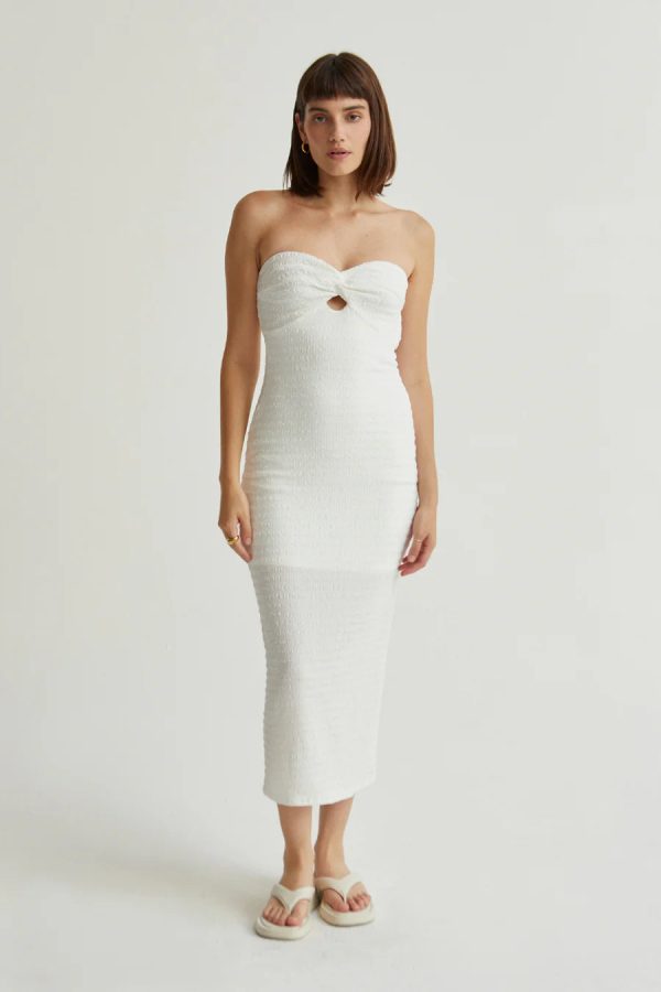 Vania Body Con Midi Dress For Sale