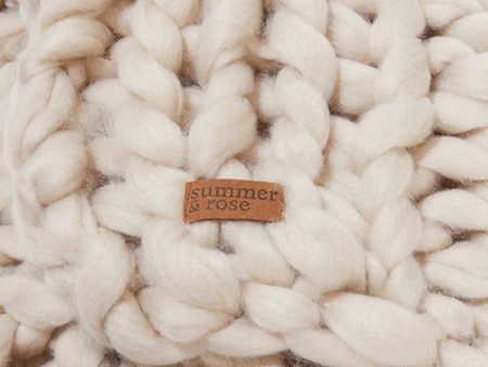 Mia Knitted Chunky Throw Blanket Sale