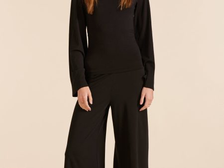 WIDE LEG DRAPED MODAL JERSEY PANT Online Hot Sale