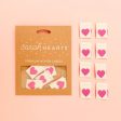 Woven Sew-In Labels - Pink Heart (pack of 8) Cheap