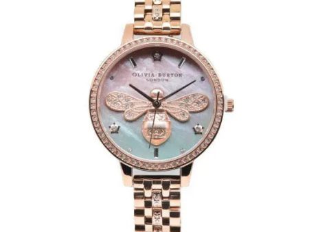 Sparkle Bee Ombre & Rose Gold Watch Discount