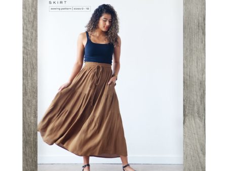 True Bias Mave Skirt Pattern (paper) Online Hot Sale