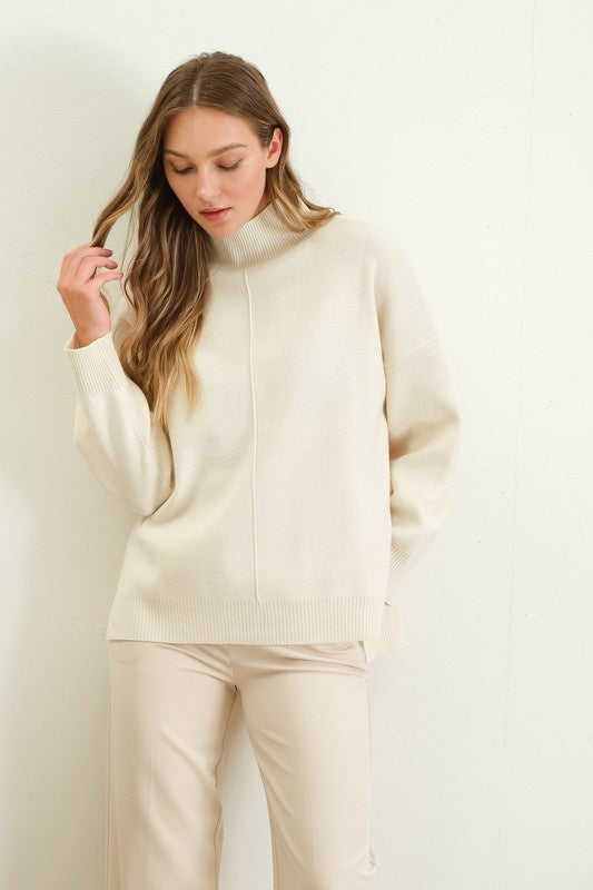 Onyx Mock Neck Sweater Online